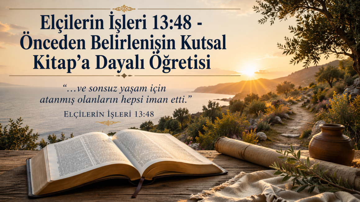 Elçilerin İşleri 13:48 – Önceden Belirlenişin Kutsal Kitap’a Dayalı Öğretisi