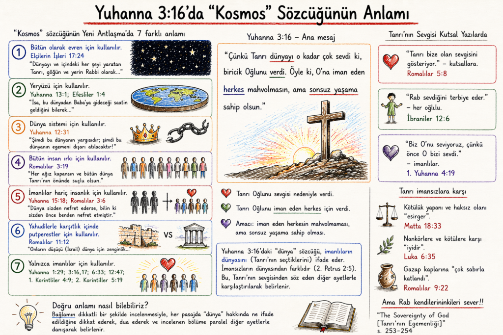 Yuhanna 3:16’da “Kosmos” Sözcüğünün Anlamı
