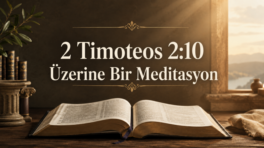 2 Timoteos 2:10 Üzerine Bir Meditasyon