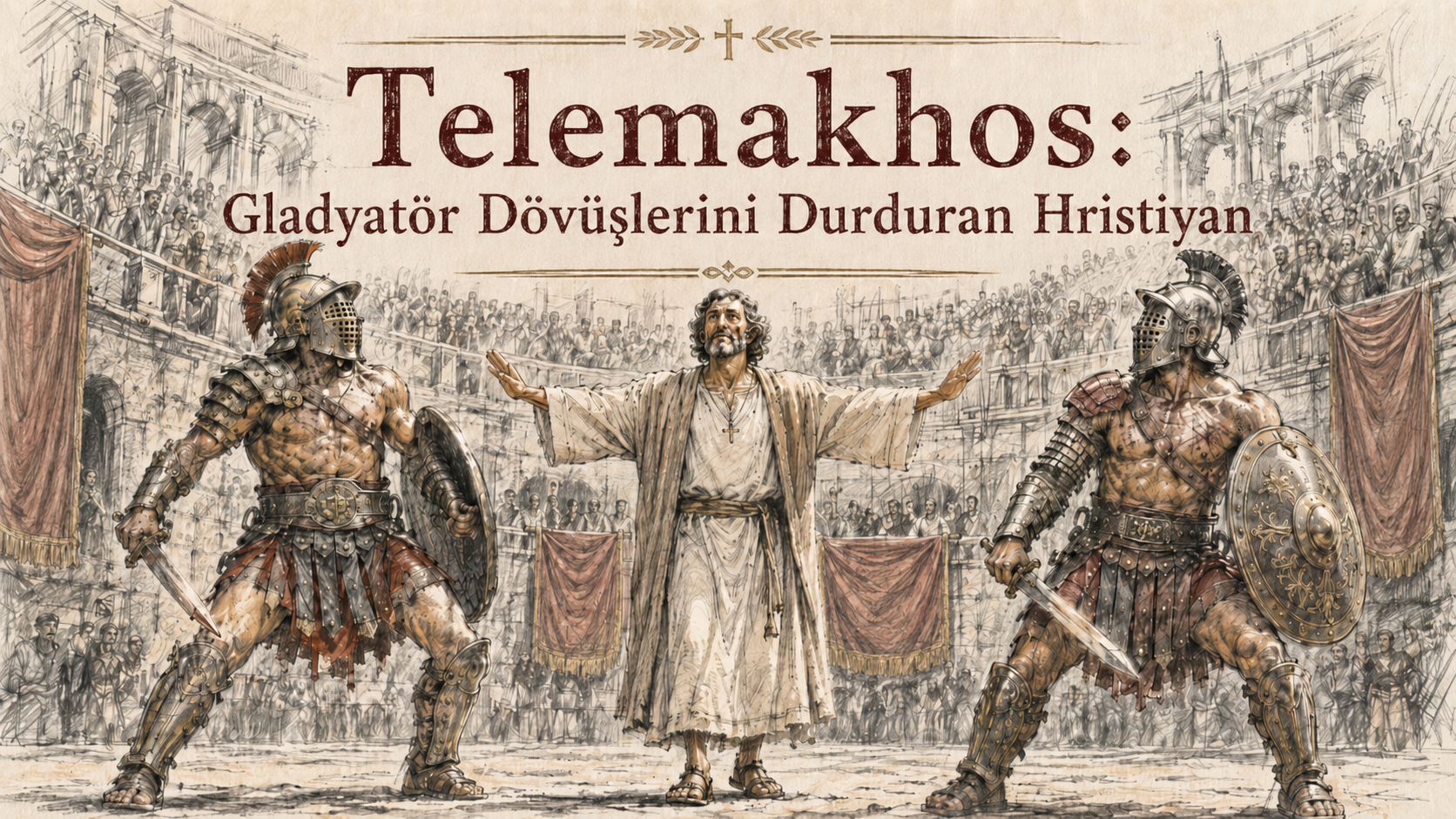 Telemakhos: Gladyatör Dövüşlerini Durduran Hristiyan