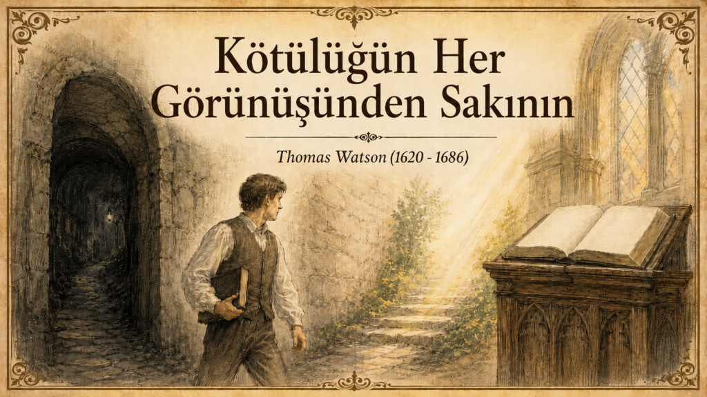 Kötülüğün Her Görünüşünden Sakının